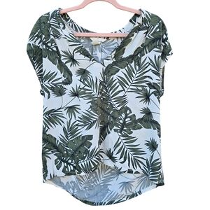 H & M Tropical Print Blouse